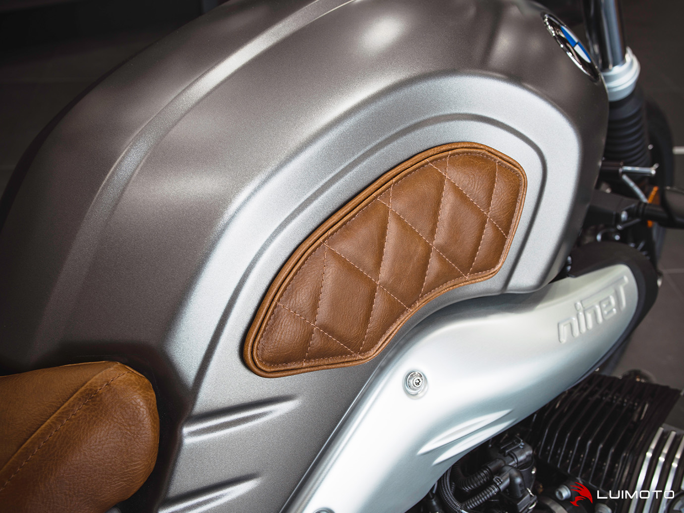 LUIMOTO TANK LEAF DIAMOND Tank Pads for the BMW R NineT Models